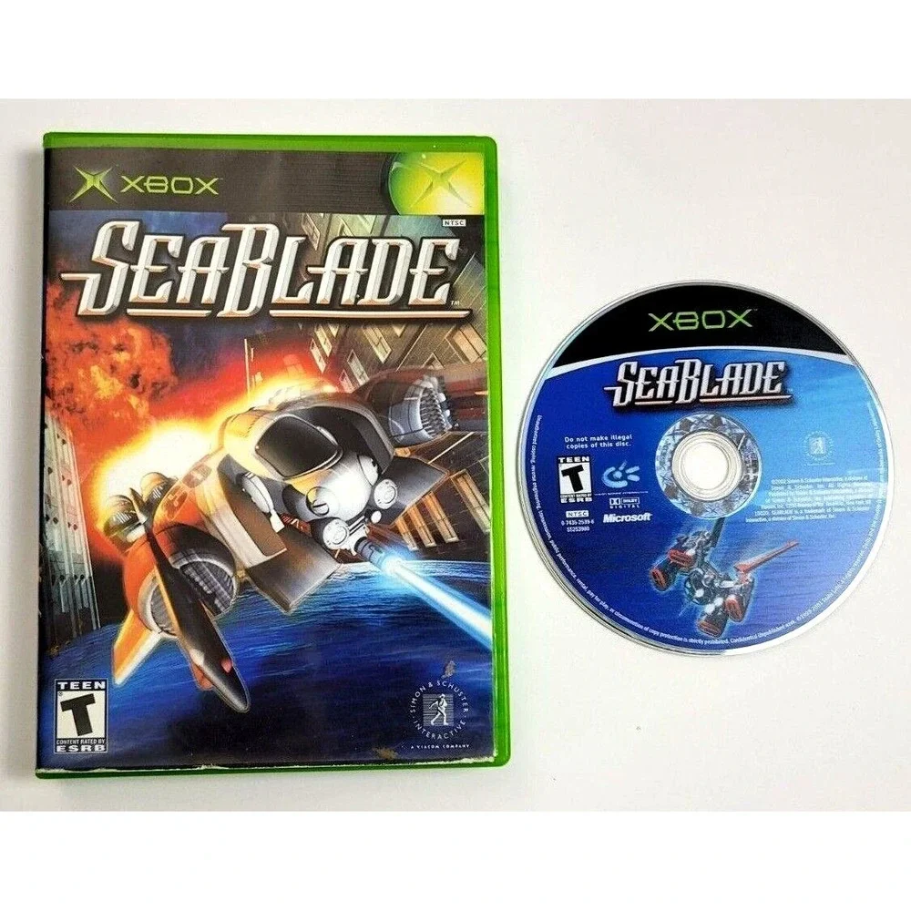 SEA BLADE - XBOX‎ GAME - GAME & CASE!